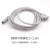 陆杰PLC工控板USB转232公头串口通讯线触摸屏数据线工业级圆口DVP USBAM-USBAM1.5 双USB 1.5米