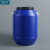知旦油漆堆码桶25L塑料壶带盖存储桶610807蓝色圆桶