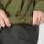 阿迪达斯（adidas）外套男装 春季新款休闲运动服休闲服防风连帽加厚保暖棉服 GT1691军绿色 XL