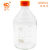 螺口试剂瓶透明棕色1002F2502F5002F1000ml橙盖高硼硅试剂瓶丝口 橙盖高硼硅20L
