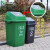 户外垃圾桶中型分类工业60L商用环卫室外小区摇盖箱塑料 绿色60L摇盖垃圾桶 可定制