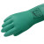 海太尔(HTR) 10-226丁腈防化学品手套耐磨耐酸碱绒面衬里胶皮劳保防护手套 长33cm 绿色 8码