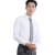 中神盾 8120 男式长袖衬衫修身韩版职业商务免烫衬衣  (1-9件价格) 白色斜纹 42码
