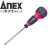 安力士牌（ANEX）进口两用棘轮螺丝刀No.395-D球形棘爪螺丝刀 一字起子 十字螺丝批 改锥 长款 6X135mm