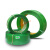 定制自动打包机用热熔打包带 PET塑钢带绿色手工钢塑带1608型议价 宽16mm厚1.0mm(1400米)20kg