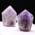 埃落芙（AILUOFU）紫水晶原石 摆件大块料六棱柱状矿石桌面石头饰品消磁装饰 超值款紫水晶柱100-130克一只