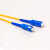 单模成品光纤跳线SC-SC光纤线1/2/3米尾纤延长跳线入户网络级跳线 LC-LC 小方 2m