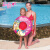 Bestway芭比(Barbie)儿童游泳圈婴儿救生圈宝宝腋下充气泳圈自驾游装备（适合3-6岁儿童）93202
