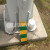 黄绿防撞反光警示贴 接地划线电力胶带 黄绿安全标识反光警示膜 10cm*50m(黄绿相间10cm)
