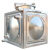 奕多美 304不锈钢水箱长方形大容量户外蓄水储水桶 125升500*500*680mm