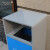 安赛瑞 分类垃圾桶 干湿分类果皮箱 四分类户外物业街道公园景区垃圾箱 蓝色 710222