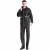 易美丽诺 LH1003 分体式反光雨衣雨裤套装户外雨具 黑色 基础面料2XL
