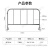 质尊 铁马护栏移动式围挡 临时施工围栏 市政道路施工护栏 公路隔离安全排队护栏 不锈钢30外管