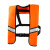 越翔安防   便携式成人自动充气救生衣大人专业船用浮力求生夏款薄款反光  1件起批 桔红色 橙色带反光自动 3天