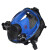 羿科(aegle) 蓝色硅胶球状全景速戴型全面罩(接滤盒) EW8400