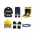 JZEG 消防服02式消防训练服五件套 02式消防战斗服 火灾抢险救援服厚款（均码）