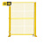金蝎 工厂仓库车间隔离网门护栏网门简易围栏门防护网门 黄色1.5米高*2.0米宽单开门