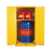 欧洲品质具工业油桶柜汽油桶配带滚轴大型废油柴油车间化学危险品 单桶储存柜(黄色)