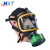 海安特（HAT）防毒面具 HAT-T3 自吸过滤式呼吸防护 配滤毒灌 消防/矿山/抢险/化工/雾霾等 黑绿 个 现货
