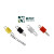 TEST POINT美标PCB板测试针电路板耐高温阻燃测试点探针端子5色 桔色中号TP-5008 200只/包