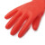 谋福 CNMF 8571 洗衣洗碗手套 家务橡胶手套 清洁手套 乳胶橡胶手套  大号（10双装） 红色乳胶手套 