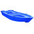 苑丘 应急蓝色双层pe坚固船塑料船钓鱼捕鱼塑胶船渔船加厚牛筋船小鱼船水上救援船 3.1米船