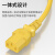 广昌兴（G.C.X）服务器 C13-C14电源线10a 黄色 3*1.0平方1.5米 无氧铜国标3C认证UPS电源延长线PDU电源线