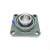 GONGYAO新款工耀机电带方形蓝座外球面轴承组UCF204-212三层密封 UCF215（内径75mm黑色两层密封）;