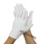 白色手套棉线作业劳保工厂文玩礼仪吸汗布质检手袜夏季薄款 白色棉手套/薄款 L