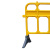 耀刻 FHL-01 吹塑防护栏 警示围栏（单位:个）黄色