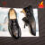 西域骆驼（VANCAMEL）男鞋夏季布洛克韩版英伦一脚蹬发型师潮鞋尖头套脚流苏秋冬天穿的 2013黑色 39