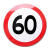 橙安盾 限速牌 道路交通指示牌 停车反光标识牌 限速60码 单位/个