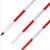 定制工程测量用花杆经纬仪活接铝合金活节标尺标杆红白杆标记杆米 3活节米加固耐磨