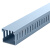 阻燃PVC行线槽走线槽蓝色线槽电缆桥架电缆配线槽布线槽电线明装 60*60/100米 正料（灰色）