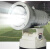 集客家 超远射程自动旋转塔吊灯工地220v船用氙气探照灯强光远程射灯户外 12V 70W 白光+遥控转台