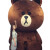纺宠园 布朗熊公仔可妮兔娃娃抱抱熊大号毛绒玩具睡觉抱枕生日女生礼物 50厘米布朗熊