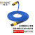 博扬 铠装光纤跳线 MPO-APC 单模12芯 蓝色 150m BY-K12*MPO-OS2B150