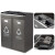 庄太太 黑色铁烤漆 户外分类不锈钢带烟灰缸果皮箱ZTT-9005