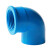 语塑 塑料给水管配件 蓝色塑料内丝角弯 De50 一个价 定制