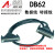 适用于DB62-M7 转接线端子 DB62转接板 DR62 母头 孔 端子板 台 带外壳 DB62数据线 公对母 长度5米