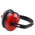 GJXBP定制适用隔音耳罩 劳保防护耳罩 防噪音安全工作睡眠睡觉听力防护 耳机 红色