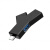 迷你便携Type-c3.1 3口分线器 USB3.0直插式2.0HUB扩展集线器车载 Type-c黑色3口