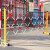 澳颜莱建筑施工 警示 玻璃钢伸缩围栏 管式绝缘安全隔离栏电力 红白相间(1.2m*2m)
