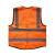 胜丽FGW-BX01O施工工人工作安全荧光多口袋背心马甲背心01橘色网眼款1件装