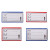 货架标签贴 仓库标识牌 磁性标签牌卡条物料标签牌标识卡 4*10强磁 白色
