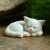 爱思顿（AISIDUN）创意猫咪摆件可爱公仔树脂仿真动物日式桌面装饰品礼物汽车载 加菲猫在睡觉