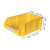 和崟 A5组立零件盒黄色 组合式收纳盒塑料物料盒 工具螺丝盒分类盒库房仓库斜口收纳盒