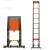 巴芬 铝合金伸缩梯加厚防滑升降梯子折叠稳固工程直行爬梯直梯 5.9米 5.5米
