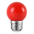 星期十 彩色灯泡led灯螺口小球泡 E27LED红色球泡5W定制