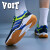 沃特（VOIT）乒乓球男减震专业透气跑步休闲鞋防滑耐磨羽毛球运动鞋网球训练鞋 红色 42